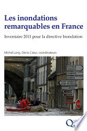 ˜Les œinondations remarquables en France : inventaire 2011 pour la directive Inondation
