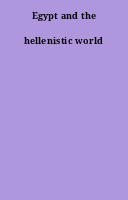 Egypt and the hellenistic world