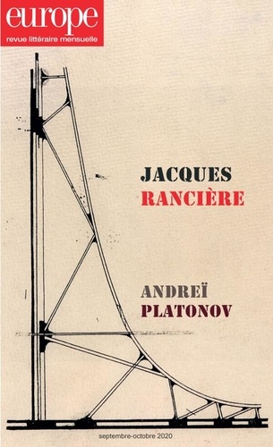 Jacques Rancière. Andreï Platonov.