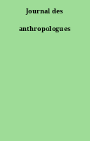 Journal des anthropologues