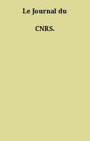 Le Journal du CNRS.