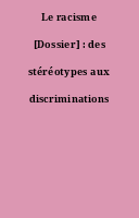 Le racisme [Dossier] : des stéréotypes aux discriminations