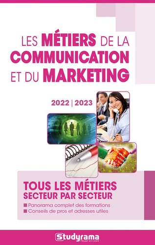 Les métiers de la communication et du marketing.