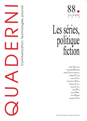 Les séries, politique fiction