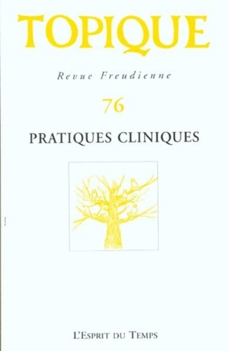 Pratiques cliniques : [textes issus de la VIII rencontre de l'Association internationale d'histoire de la psychanalyse, juillet 2000, Versailles].