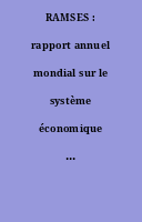 RAMSES : rapport annuel mondial sur le système économique et les stratégies
