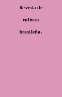Revista de cultura brasileña.
