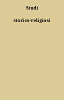 Studi storico-religiosi