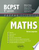 Mathématiques BCPST 1re année : nouveau programme