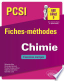 Chimie : PCSI