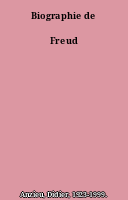 Biographie de Freud