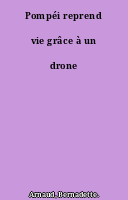 Pompéi reprend vie grâce à un drone