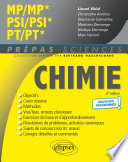 Chimie MP-MP*, PSI-PSI*, PT-PT* : nouveaux programmes