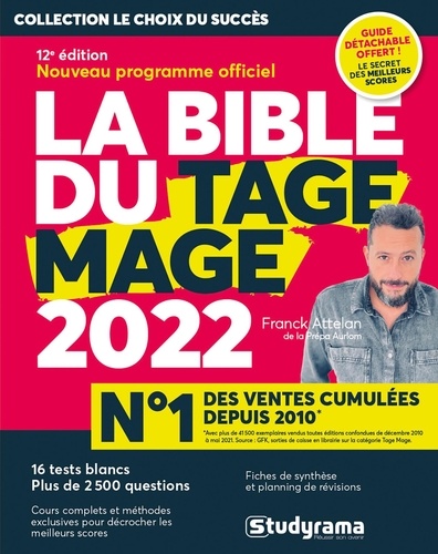 La bible du Tage Mage® : admissions 2022
