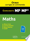 Maths : concours MP MP* : Mines-Ponts, Centrale-Supélec, Mines-Télécom, CCINP
