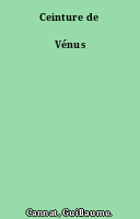 Ceinture de Vénus