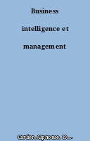 Business intelligence et management