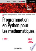 Programmation en Python pour les mathématiques