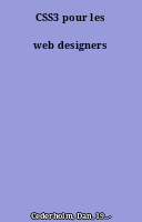 CSS3 pour les web designers
