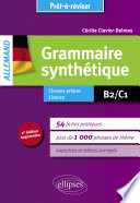 Grammaire synthétique : allemand : B2-C1