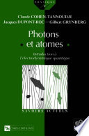 Photons et atomes : introduction à l'électrodynamique quantique