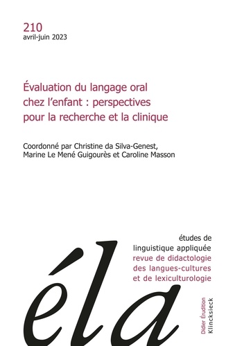 Évaluation du langage oral chez l'enfant : perspectives pour la recherche et la clinique