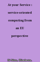 At your Service : service-oriented computing from an EU perspective
