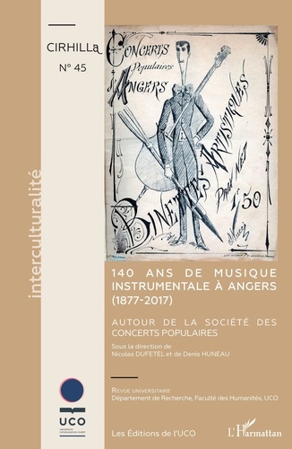 140 ans de musique instrumentale à Angers (1877-2017) : autour de la Société des concerts populaires