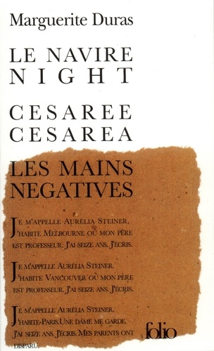 Le Navire Night : et autres textes