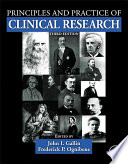 Principles and Practice of Clinical Research