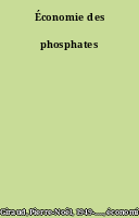 Économie des phosphates