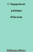 L' Engagement politique d'Einstein