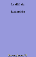 Le défi du leadership