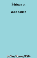 Éthique et vaccination