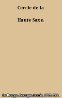 Cercle de la Haute Saxe.