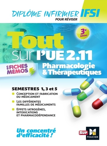 Tout sur L'UE 2.11 : Pharmacologie & thérapeutiques : en fiches mémos