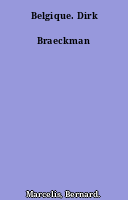 Belgique. Dirk Braeckman