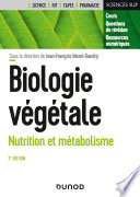 Biologie végétale : nutrition et métabolisme