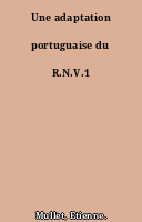 Une adaptation portuguaise du R.N.V.1
