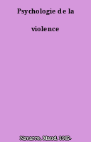 Psychologie de la violence