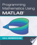 Programming mathematics using MATLAB