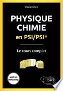 Physique chimie en PSI-PSI* : le cours complet
