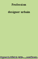 Profession designer urbain