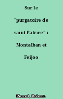 Sur le "purgatoire de saint Patrice" : Montalban et Feijoo