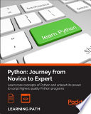 Python : journey from novice to expert