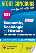 Economie, sociologie, et histoire du monde contemporain : nouveaux programmes des classes préparatoires : concours d'entrée des écoles de commerce : ECG 1