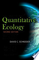 Quantitative Ecology : Measurement, Models and Scaling