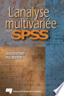 ˜L'œanalyse multivariée avec SPSS