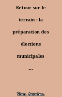 Retour sur le terrain : la préparation des élections municipales à Rennes en 1995