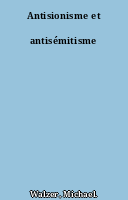 Antisionisme et antisémitisme